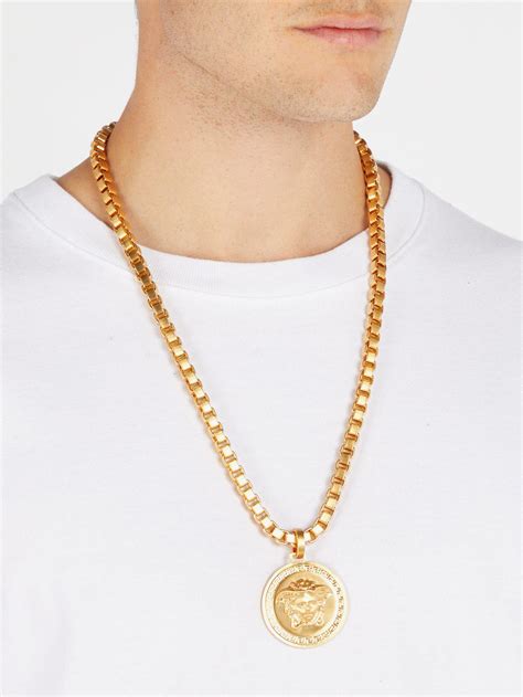 versace necklace men gumtree|Versace gold necklace for men.